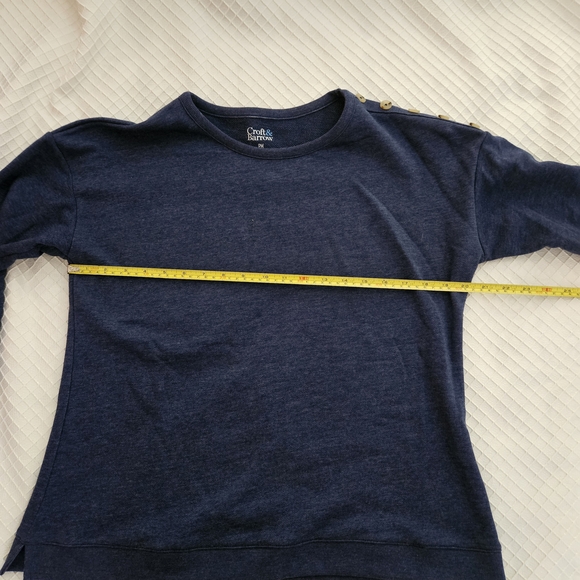 Coft & Barrow Petite Blue Sweatshirt - Picture 7 of 9
